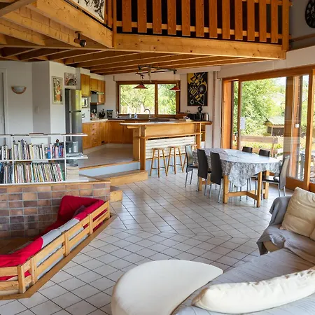 Le Grand Nid - Maison Alveole Bed And Books Sciez Esterno foto